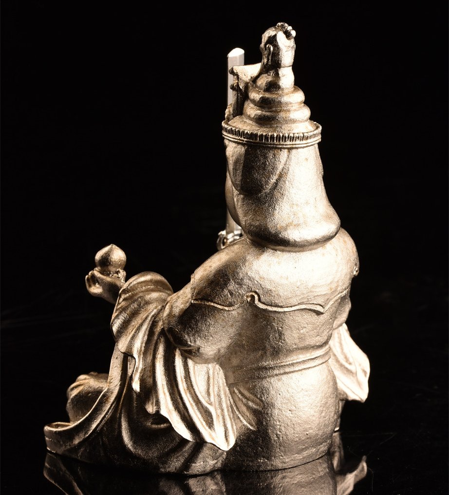 铜镍制将军地藏（胜利地藏）雕像 – 池口榕 - Cupronickel - Ikeguchi Ekan / 池口恵観 (b.1936) - 日本 - 昭和年代(1926-1989) #4.3