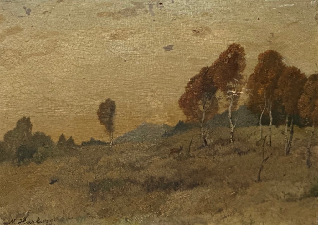 M. Harburg (XIX-XX) - Paesaggio autunnale #1.0