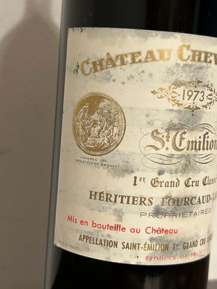 1973 Chateau Cheval Blanc - Saint-Émilion 1er Grand Cru Classé - 1 Pullo (0.75L) #2.1