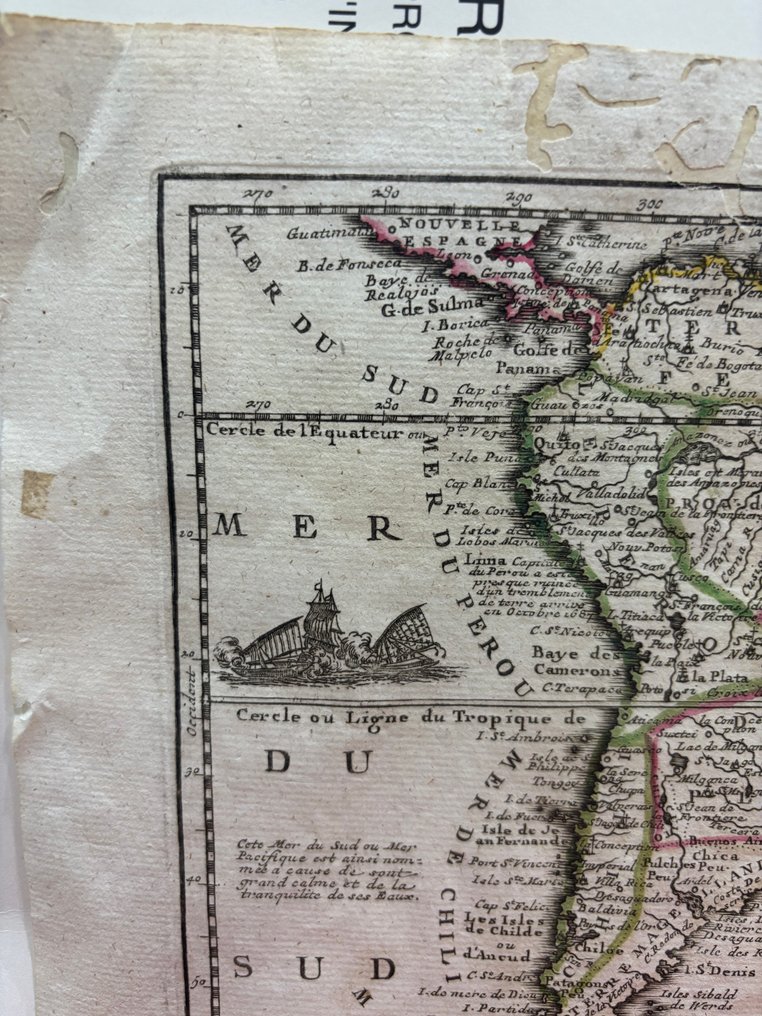 Γαλλία - Νότια Αμερική; Jacques Chiquet - L’AMERIQUE MERIDIONALE - 1701-1720 #4.3