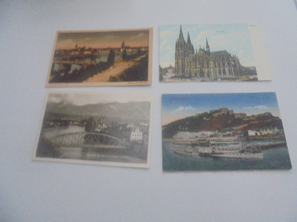 Γερμανία - Πόλη και τοπία, Κάστρα και μνημεία, Ευρώπη, Γέφυρες, Θαλάσσιος, Βουνά - Ποικίλες ευρωπαϊκές πόλεις και τοπία (π.χ. Κολωνία, Ρήνηλαντ, Ελβετικές Άλπεις) - Καρτ-ποστάλ (200) - 1900-1950 #2.1