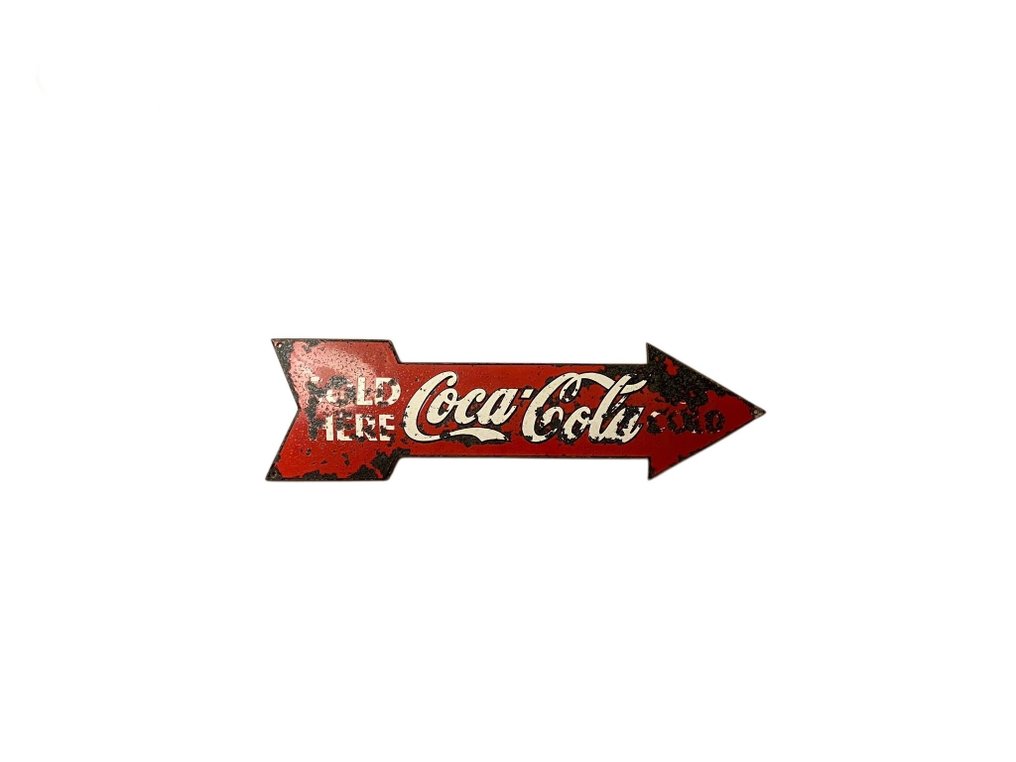 Coca-Cola - Emaille Coca-Cola borda - coca cola - Sinal de esmalte - Esmalte #1.0