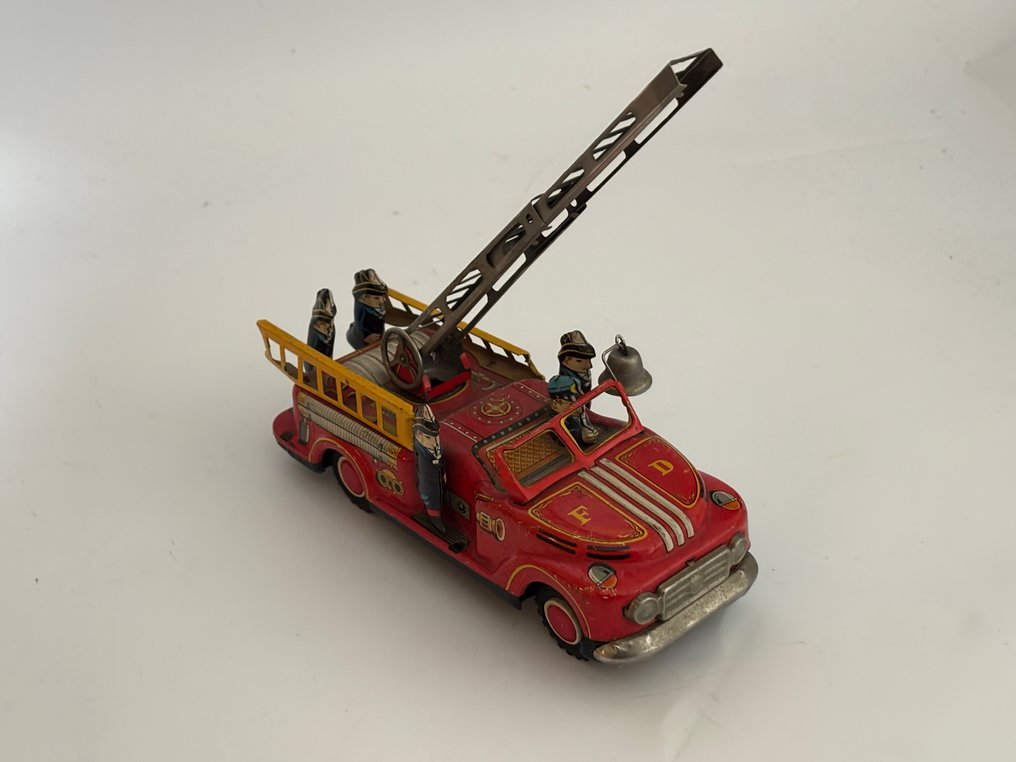 ATC - 鐵皮玩具 - Fire Truck With Ladder & Figures #4.3