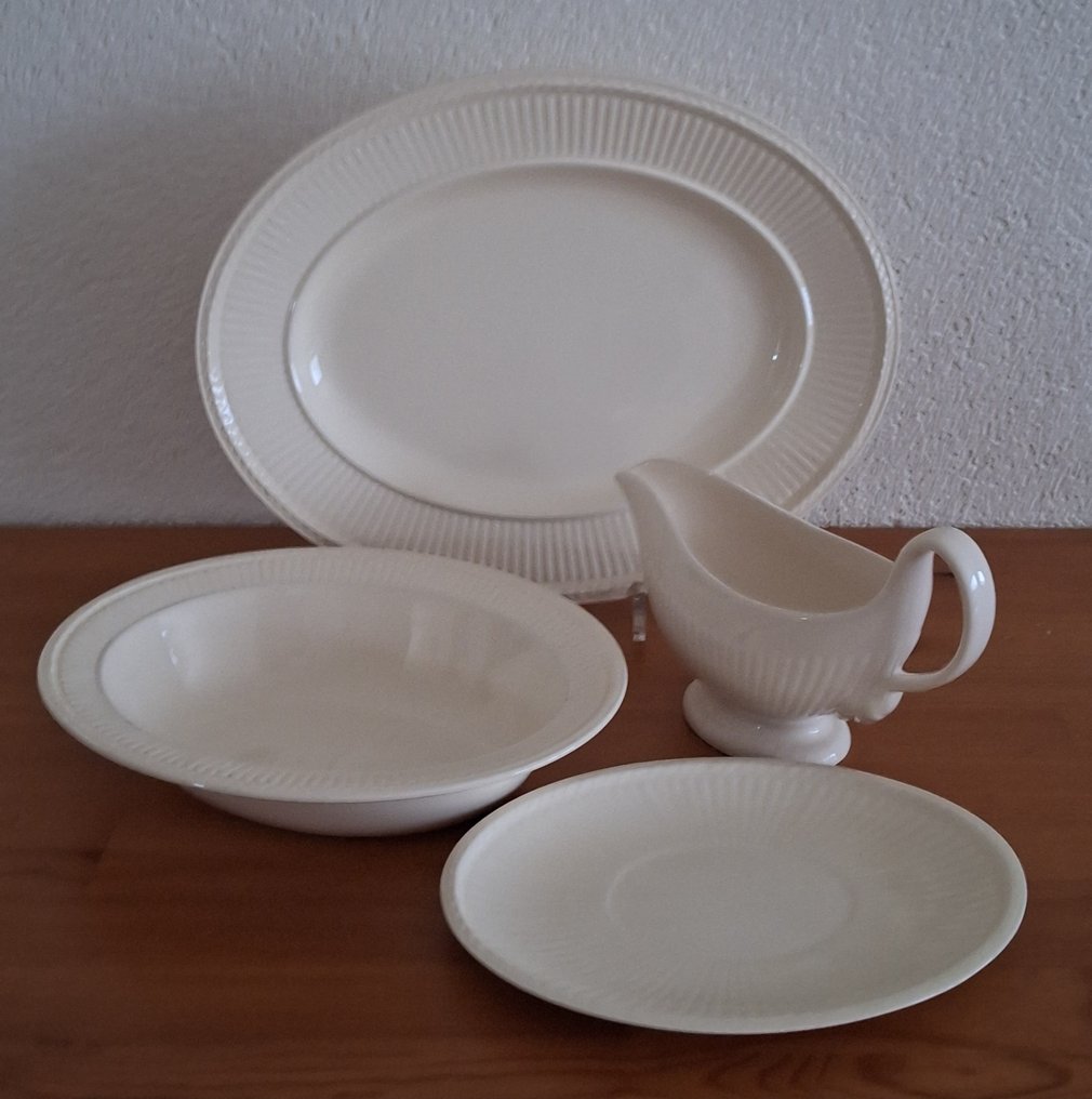 Wedgwood - Σερβίτσιο δείπνου (4) - Πήλινο, Κεραμικό - Edme Queen's Ware #4.3