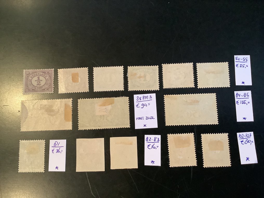 Ολλανδία 1899/1924 - Κλασική σειρά - Tussen NVPH nr. 50 en nr. 140 #2.1