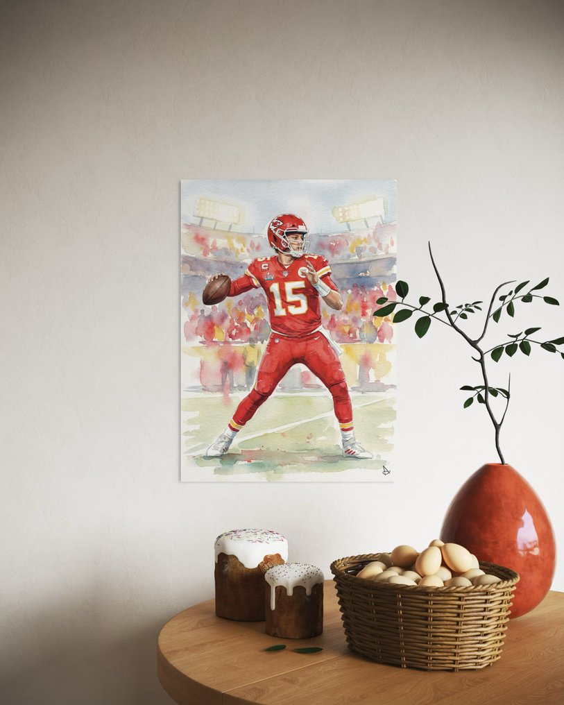 Kansas City Chiefs - NFL - Patrick Mahomes - The Golden Arm Kansas City Chiefs NFL Special Limited Edition - 2025 - Gravure  #3.2