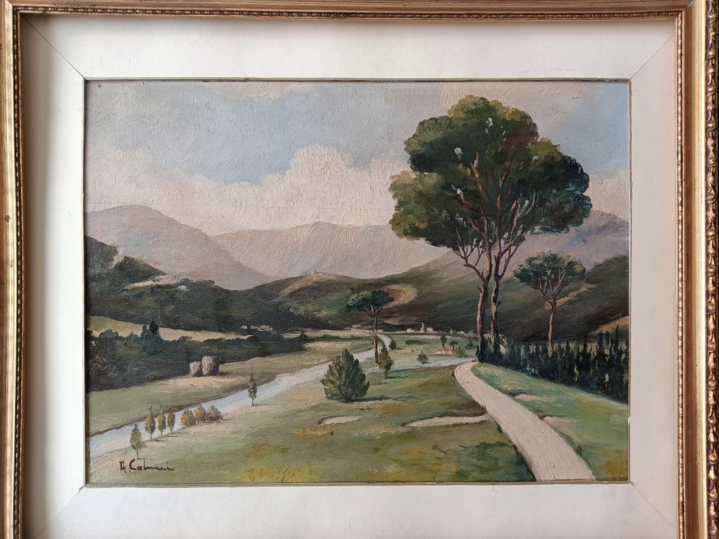 Amleto Colucci (XX) - Paesaggio termale #3.2