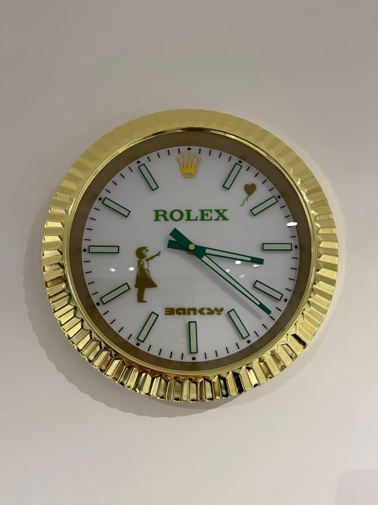 Art'Pej - Horloge XL Rolex Feat Banksy #1.0