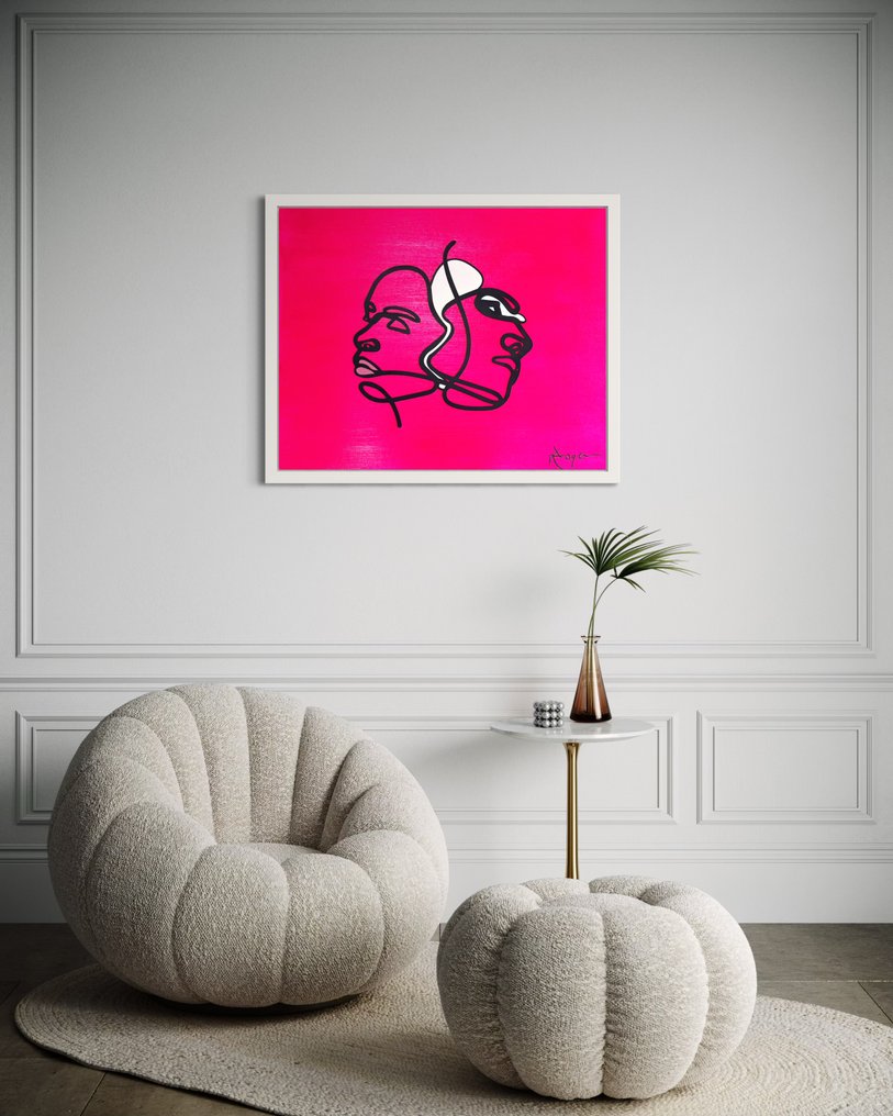 KAUGER (1972) - Couple Toile Large #1.0