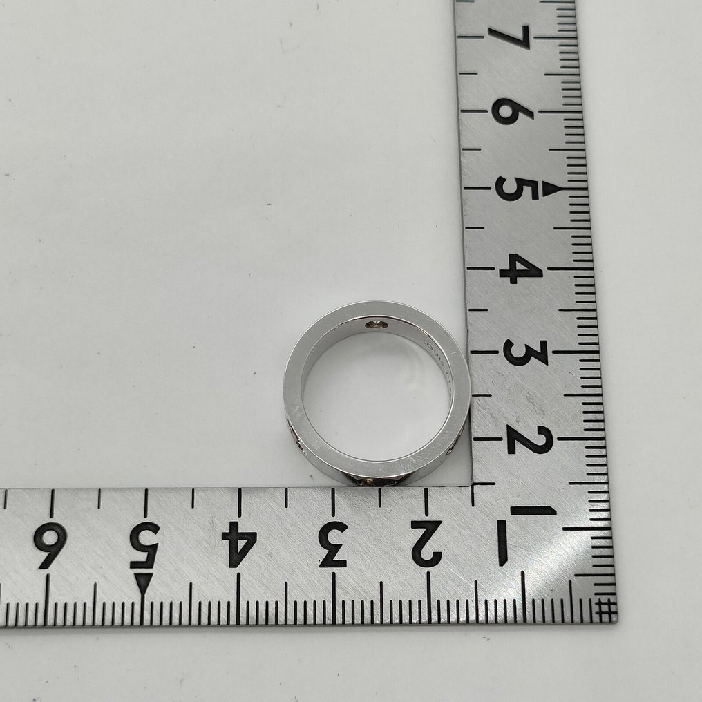 Louis Vuitton - Ring - petit berg eimpreinte - 18 karaat Witgoud #4.3
