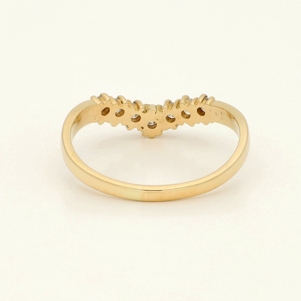 Inel - 18 ct. Aur galben Diamant (Natural)  #3.2