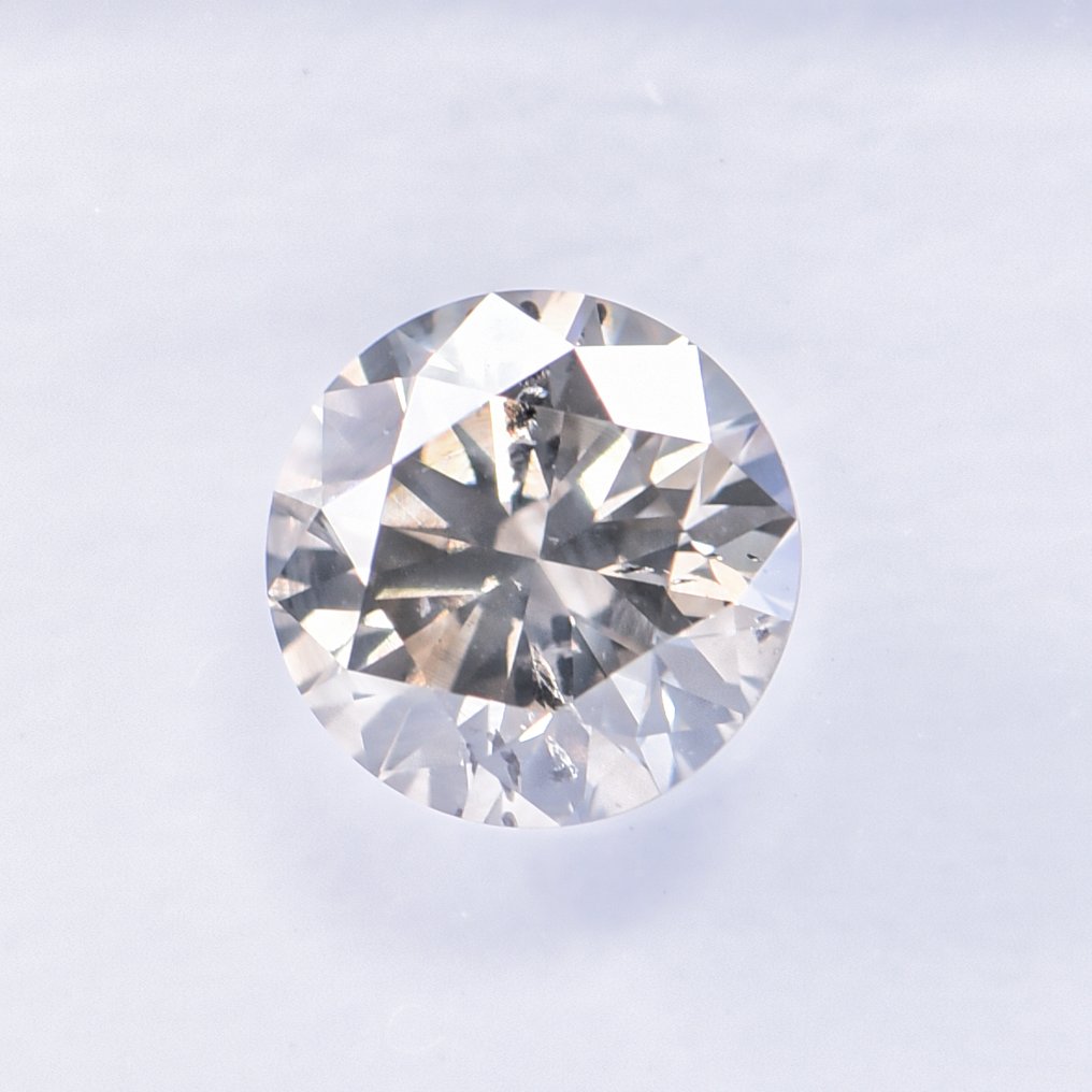 没有保留价 - 1 pcs 钻石  (天然色彩的)  - 0.73 ct - 圆形 - Fancy deep 稍帶棕色的, 稍帶灰色的 黄色 - I1 内含一级 - 国际宝石研究院（IGI） - VG VG #3.2