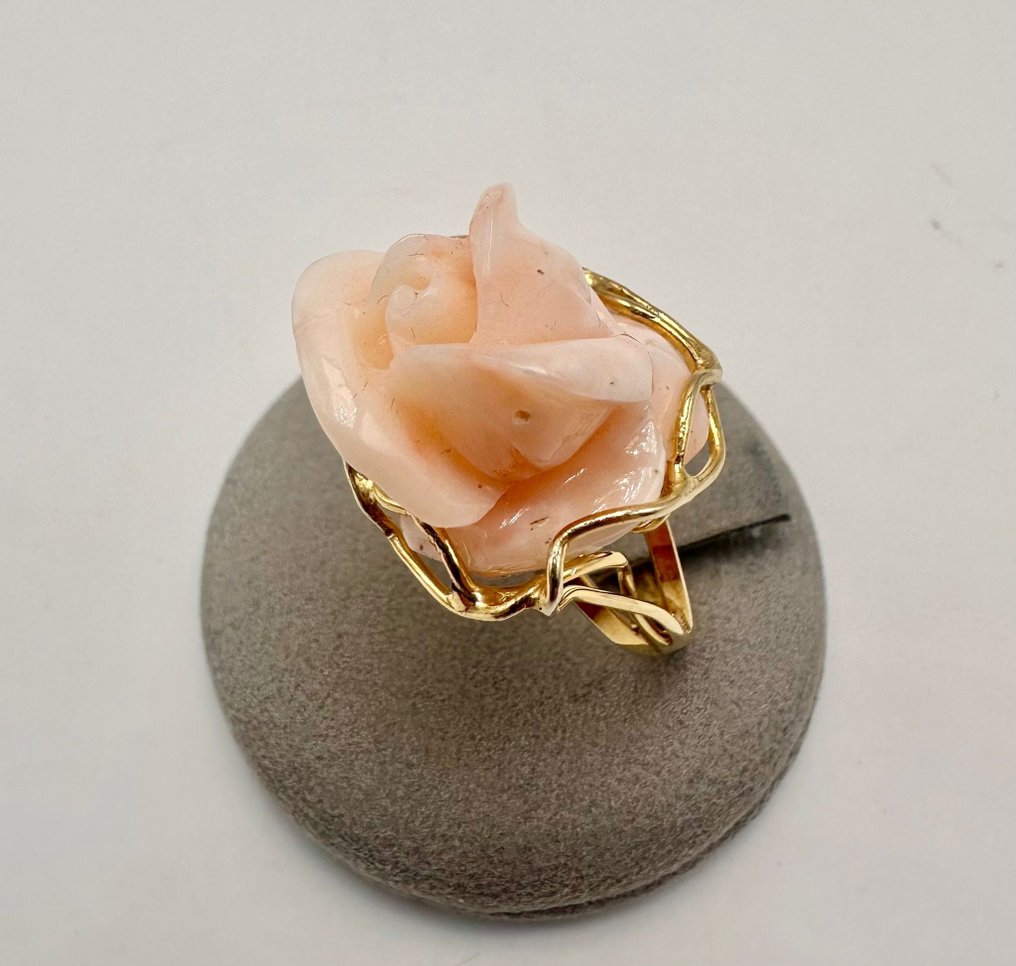 Ingen mindstepris - Ring Sølv Koral #1.0