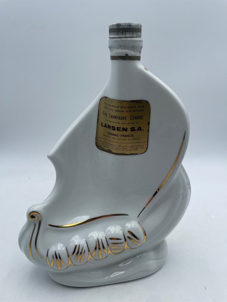 Larsen - Cognac Viking Drakkar Ship  - b. Anni ‘70, Anni ‘80 - 70cl #4.3