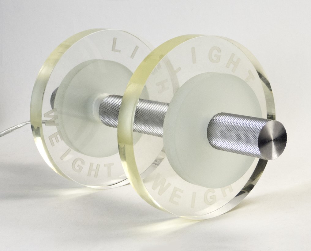 Sompex - 台灯 - 透明玻璃和磨砂玻璃 - 哑铃-重量-形状 #2.1