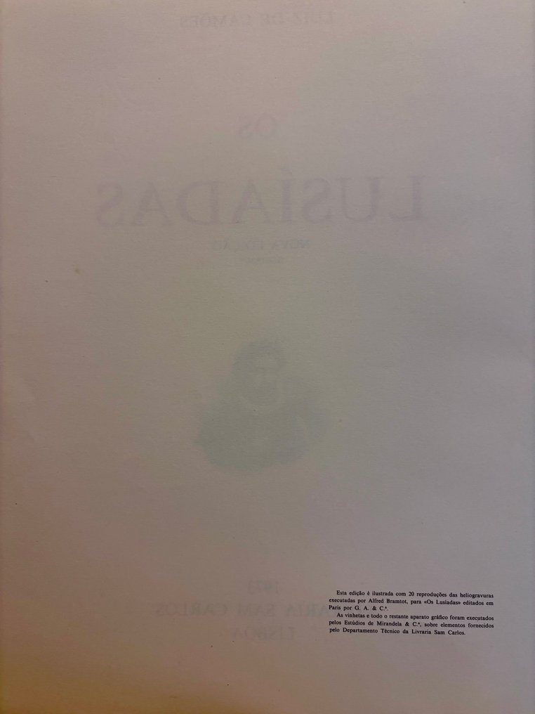 Luiz de Camões; Ilustrador Alfred Bramtot - Os Lusíadas - 1973 #4.3