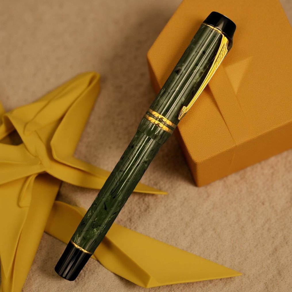 Parker - Duofold Jade Green - Fyldepen #2.1