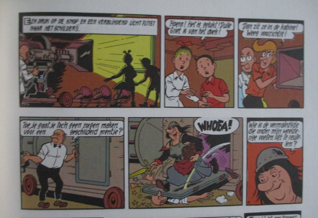 Willy Vandersteen - 1 cliché/plaque d'impression - Suske en Wiske - De dulle griet / Margot la folle - 1966 #1.0