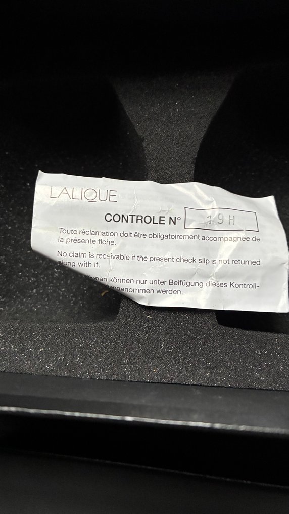 Lalique - james Stuckling - 水杯 (2) - 水晶 #4.3