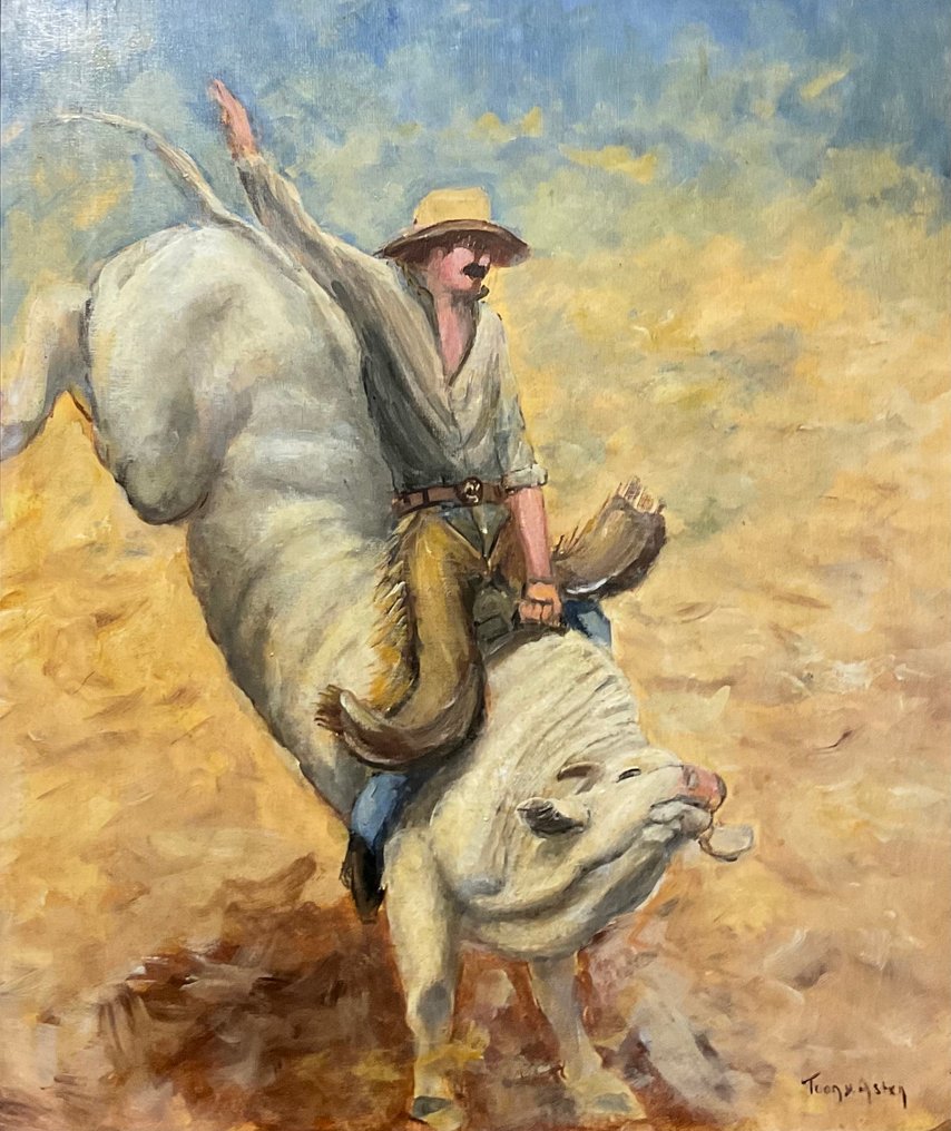 Antonius (Toon) Fransiscus van Asten (1949) - Rodeo #1.0