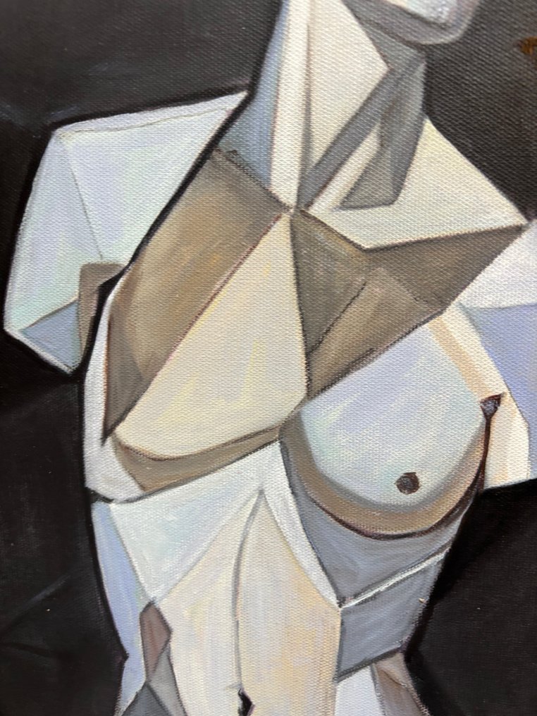 Vasily - Cubism woman nude carbon 5 #2.1