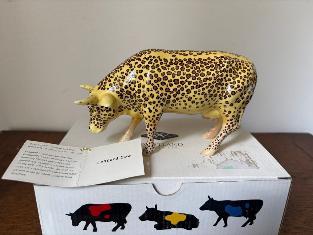 Αγαλματίδιο - Cow Parade. Cowparade. Leopard Cow. Medium. Retired. - Κεραμικό #1.0