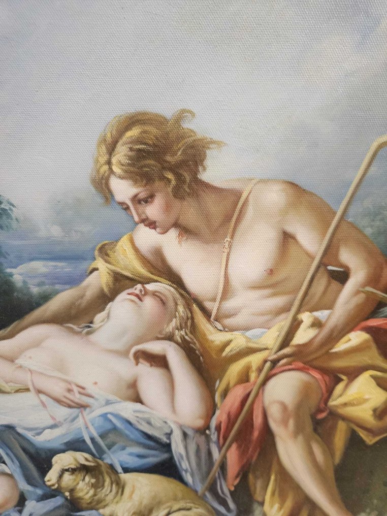 T. Akerman (XX), da François Boucher - Dafne e Cloe #2.1
