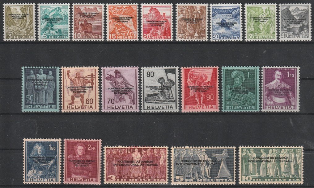 瑞士 1944 - BIT 在 SDN - SBK SDN 71-91 en BIT 63-83 #2.1