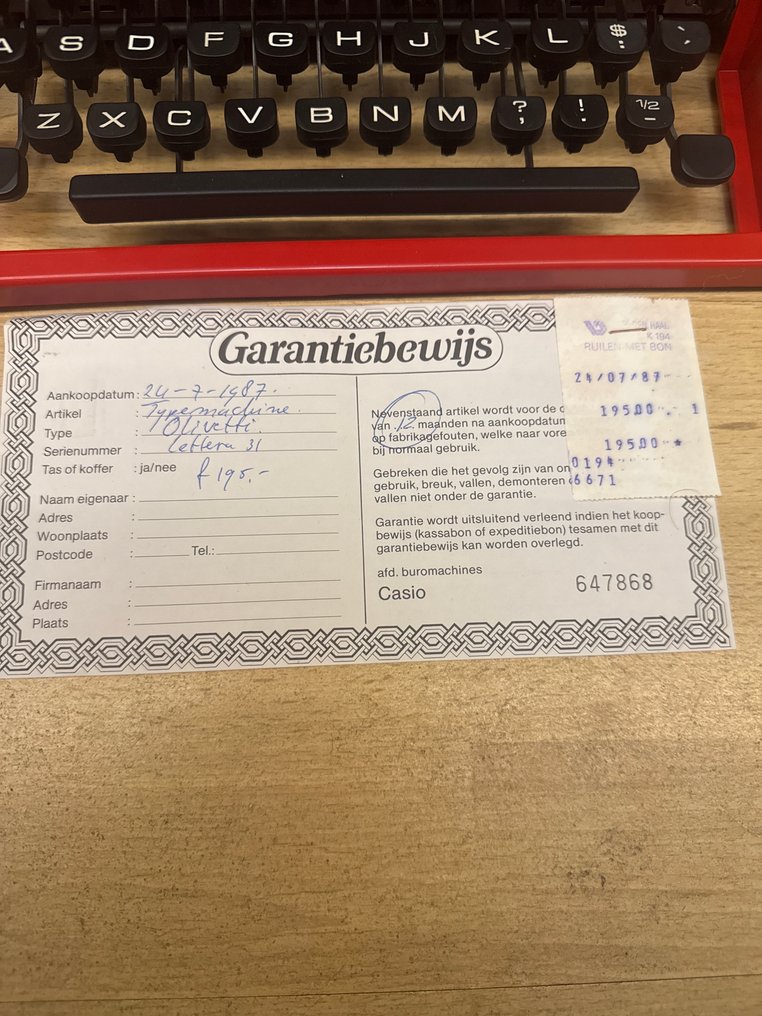 Olivetti - Maszyna do pisania - 1960-1970 #2.1