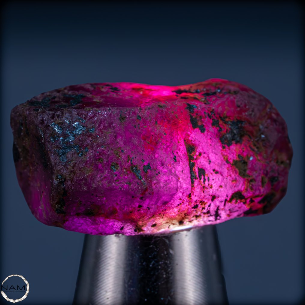 Φυσικός σπάνιος σάπφειρος Padparadscha. Ακατέργαστος κρύσταλλος με ζωντανή φωτεινότητα - 50,35 κατ.- 10.07 g #2.1