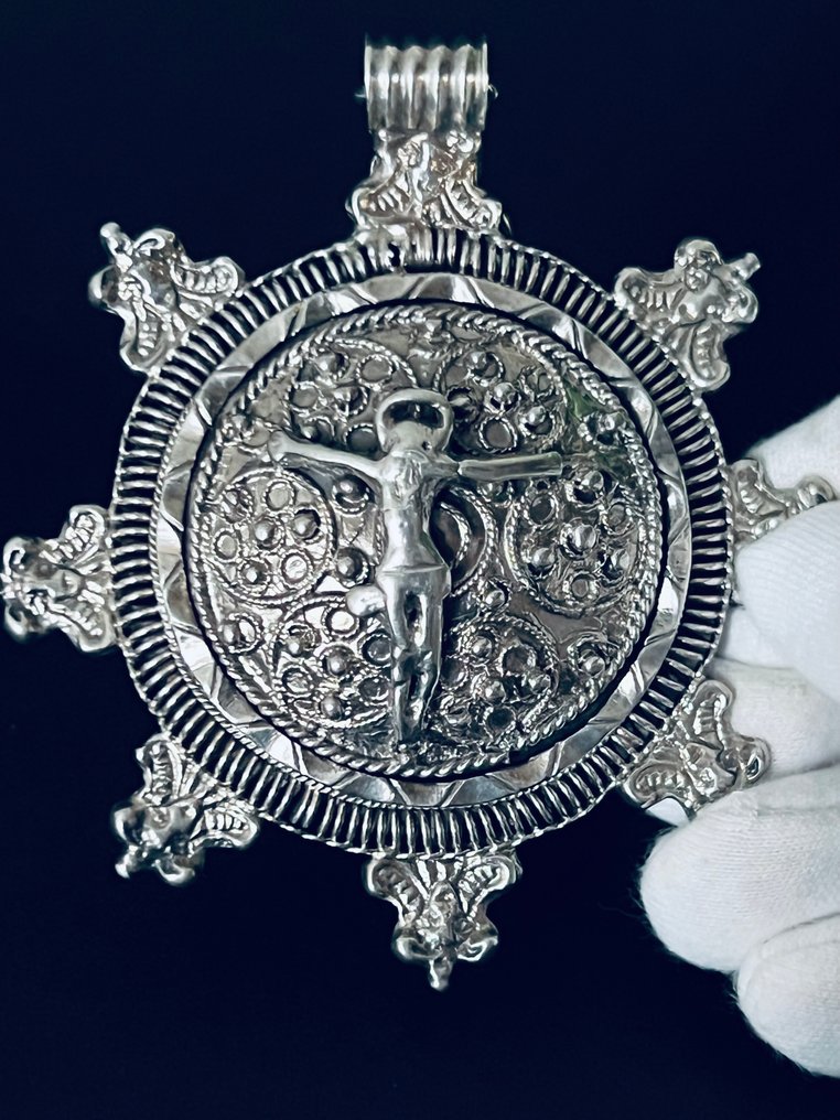  Λειψανοθήκη - Ασημί - 1650-1700 - Cristo Preñado  #2.1