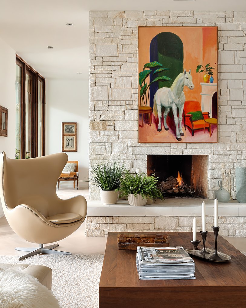 E. García - EL CABALLO BLANCO  XL  (NO RESERVE) #3.2