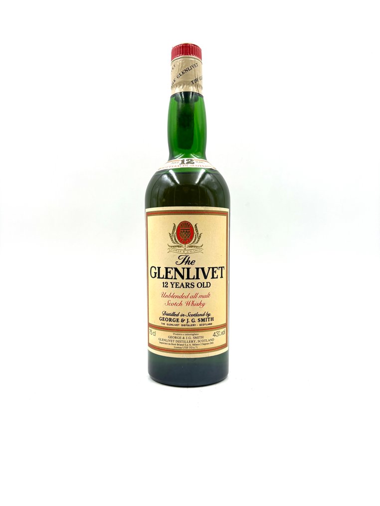 The Glenlivet 12 years old Unblended All Malt - b. Δεκαετία του 1980 - 75cl - 2 μπουκαλιών #4.3