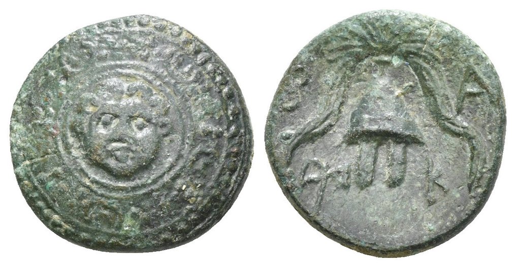 马其顿国王. 菲利普三世，阿希达约斯（公元前323-317 ）. 1/2 Unit Salamis  (没有保留价) #1.0