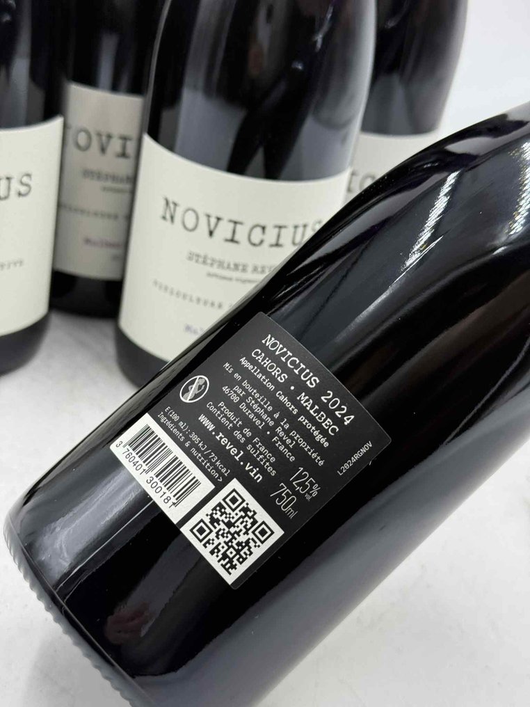 2024 Stéphane Revel Novicius Malbec fruité - Cahors - 6 Flaskor (0,75L) #2.1