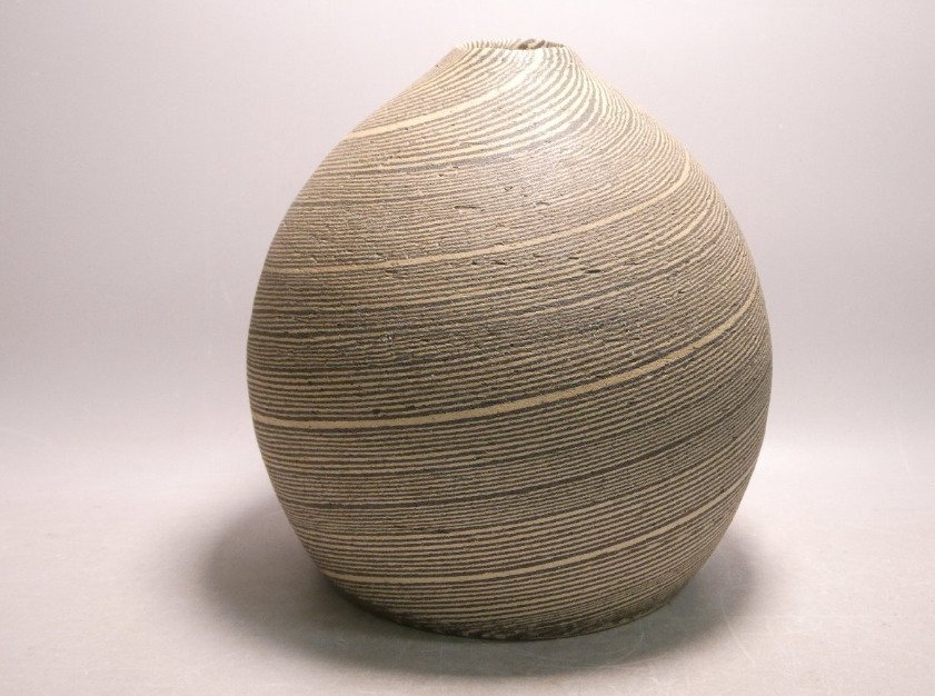 Vase - Keramik - Japan - Nerikomi keramikboks #2.1