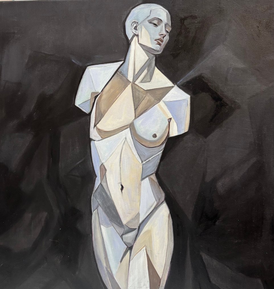 Vasily - Cubism woman nude carbon 5 #1.0