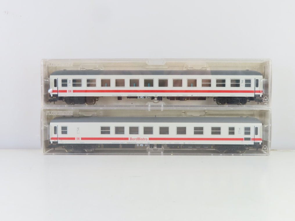Fleischmann H0 - o.a. 5186K - 模型客運火車 (2) - 2列4节车厢的高速列车二等座，包括“Bistro”车厢 - DB #3.2