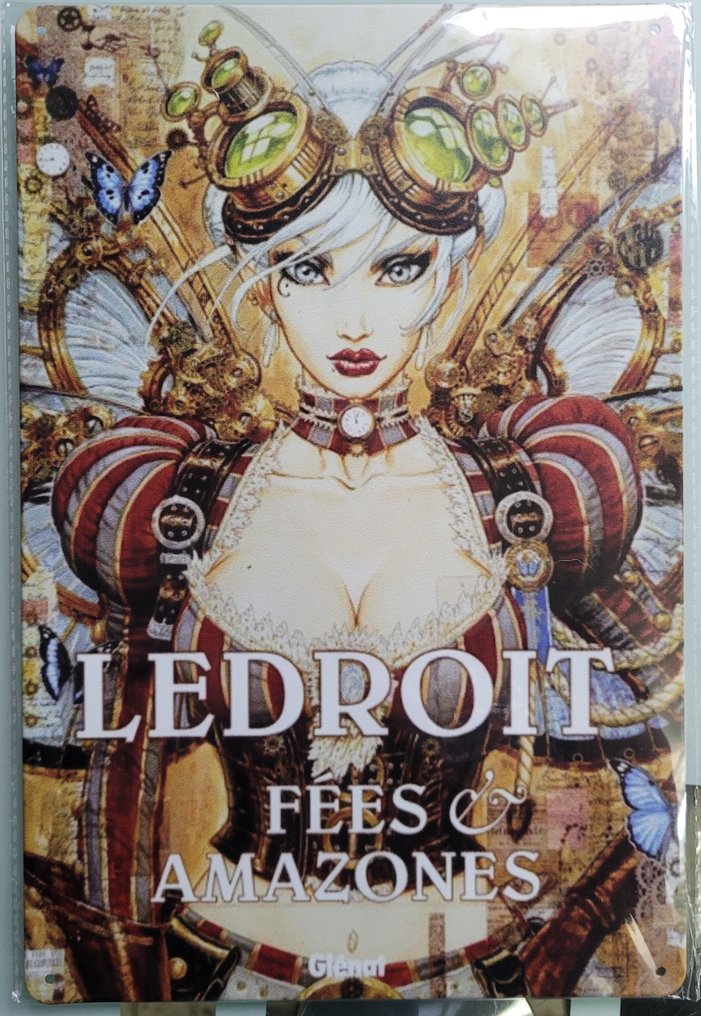 Pinup de la BD - 9 Πλάκες από λαμαρίνα. #1.0