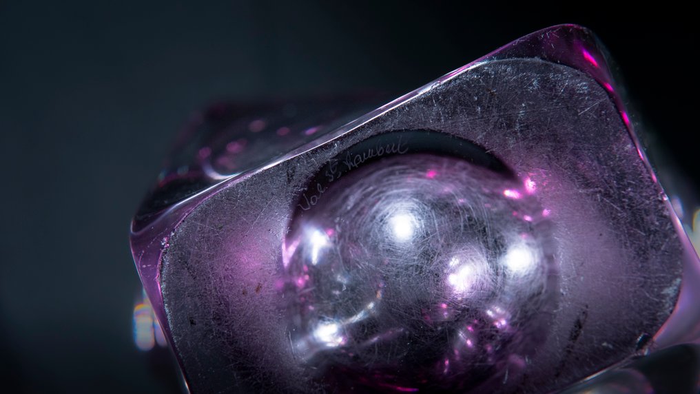 Val Saint Lambert - René Delvenne - 花瓶 - 水晶, 玻璃 - 罕见 #2.1