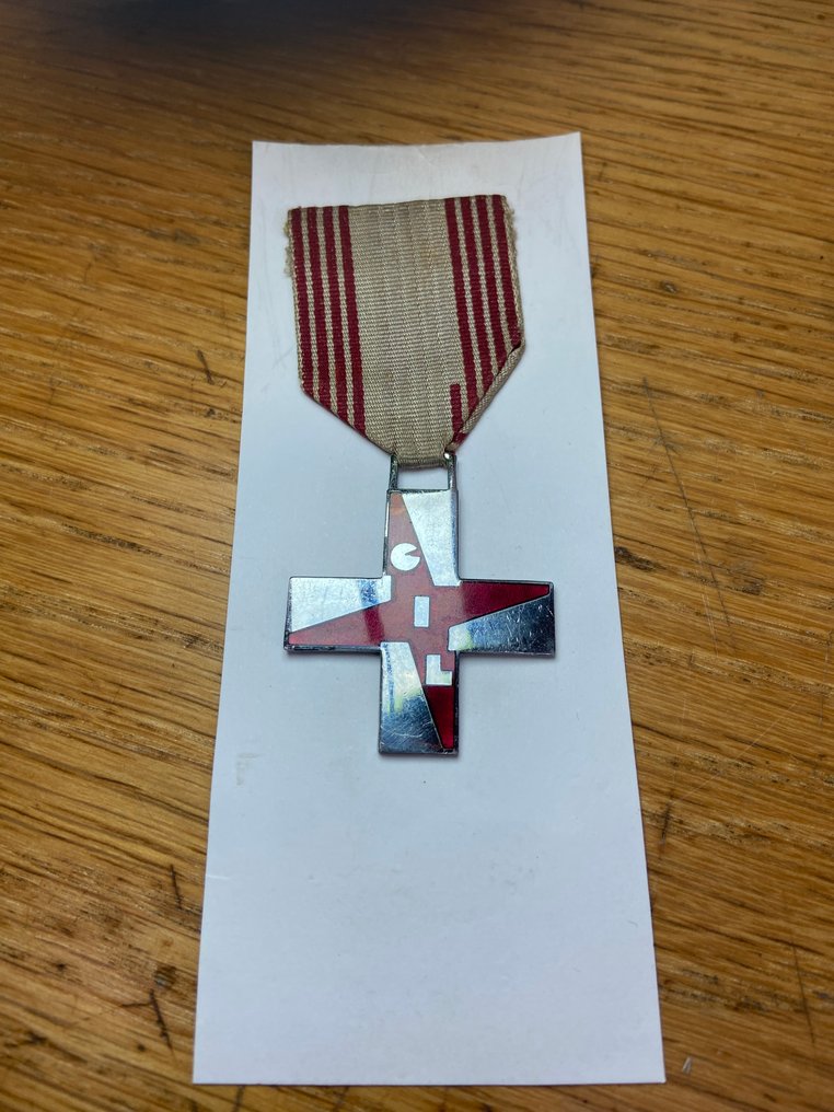 Italien - Militär medalj - Croce gioventù italiana del littorio - 1937 #1.0