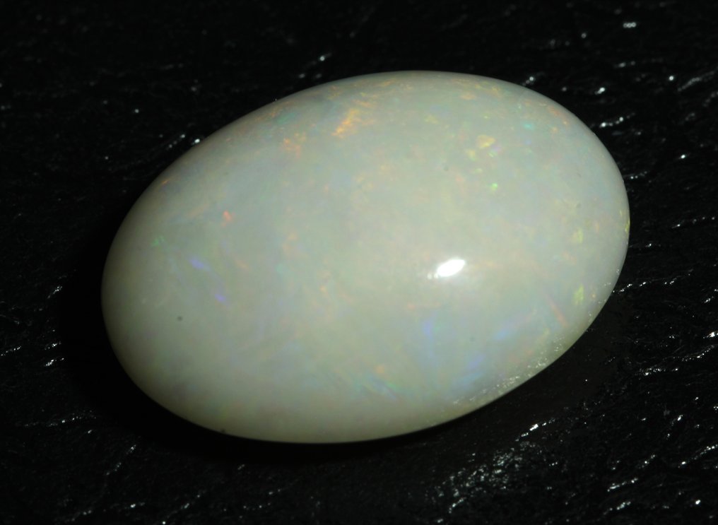 没有保留价 白色 蛋白石 - 24.21 ct - 西班牙宝石学院(IGE) - 色彩游戏 #4.3