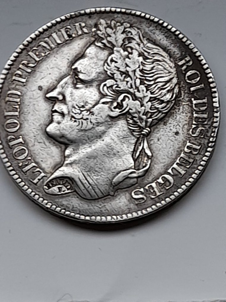 Belgien. Leopold I.. 2 Francs 1834 position B #3.2