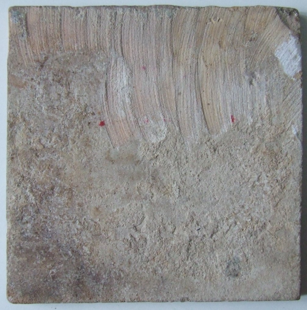  Fliese - Große Obstschale in Blau. - 1650–1700  #3.2