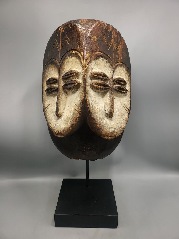 Masque Lega double face - DR Congo  (No reserve price) #1.0