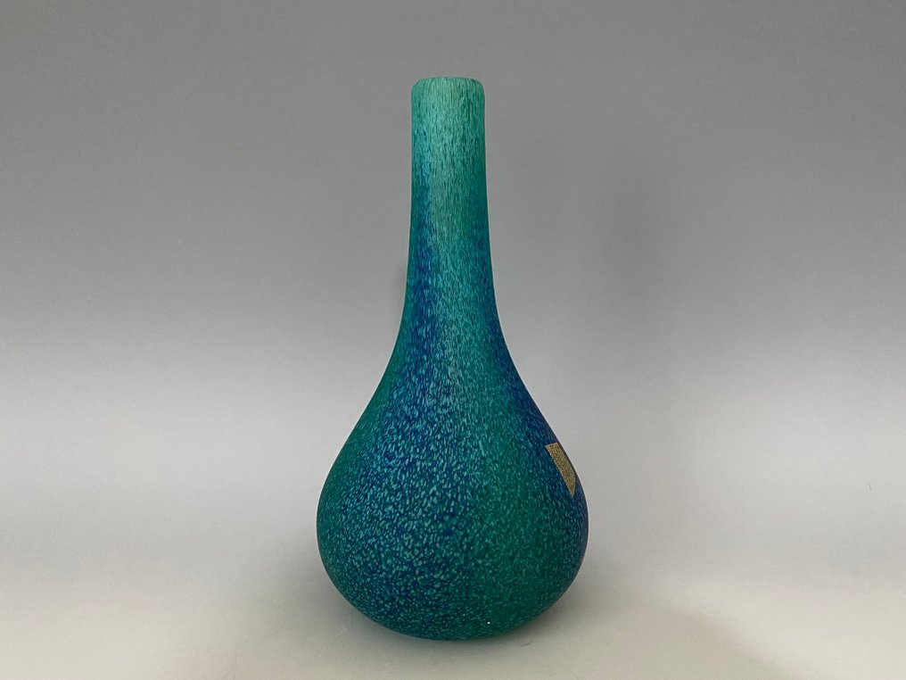 Vas - Glas - Japan - Iwata glasvas guld #3.2