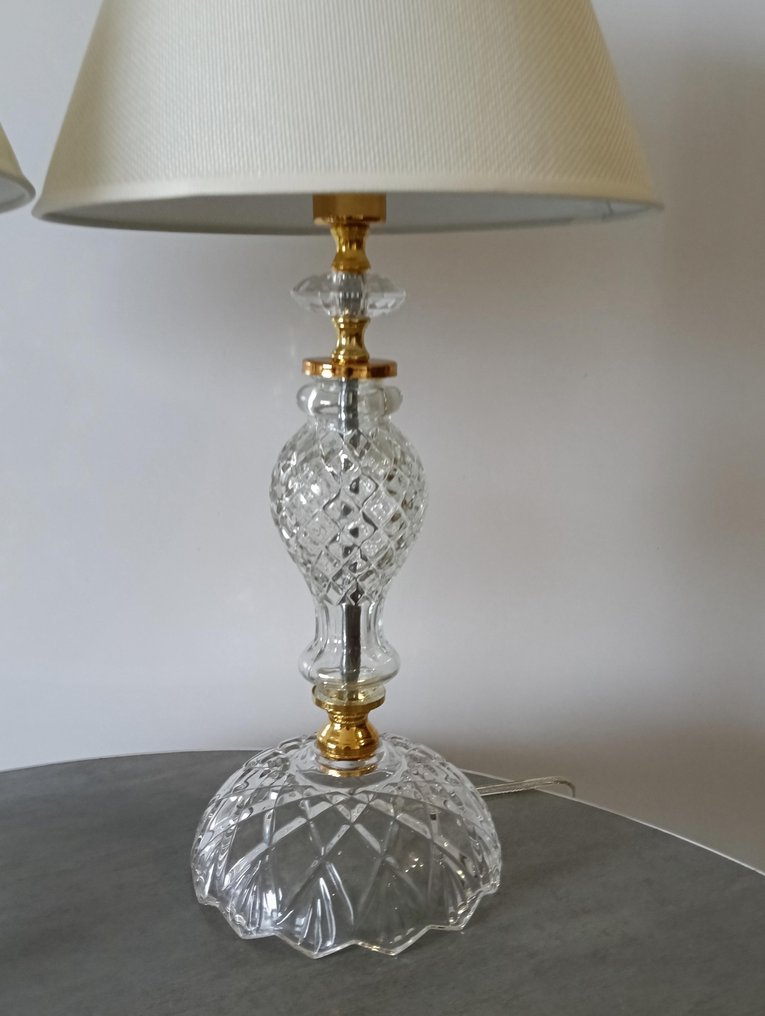 Artelight - Artelight - 台灯 (2) - 水晶 - 玻璃 - 黄铜 - 镀金金属 - 两个台灯 #4.3