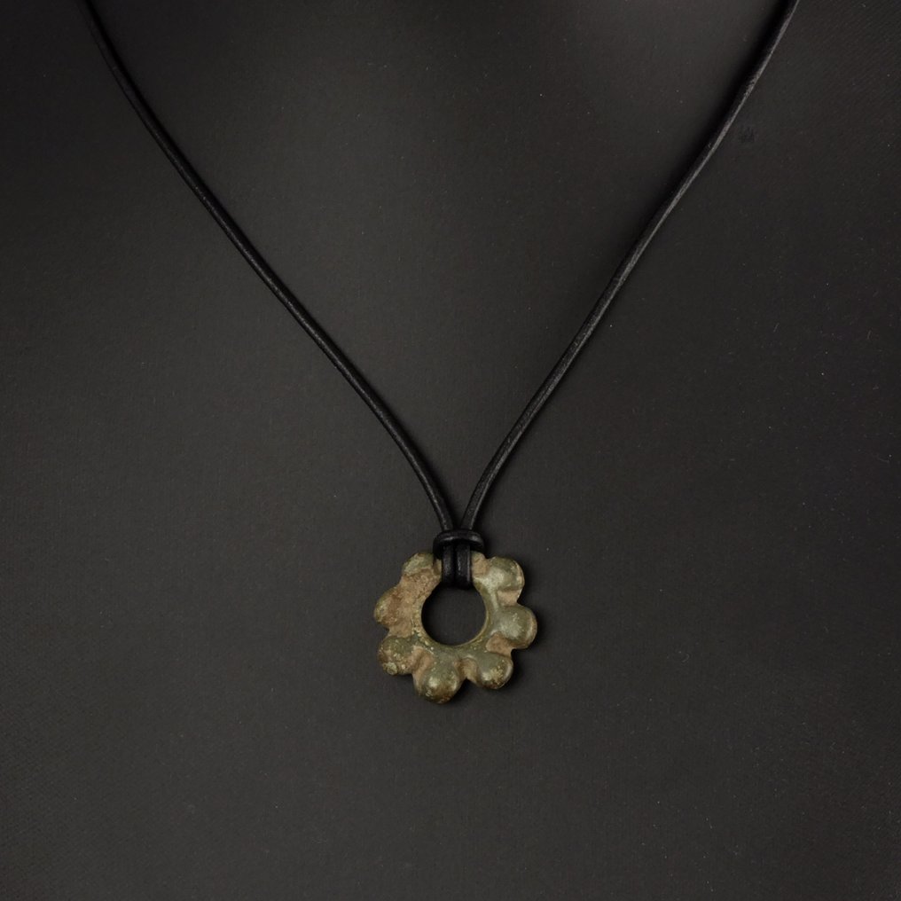 Keltiske Bronze Ring penge amulet vedhæng  (Ingen mindstepris) #4.3