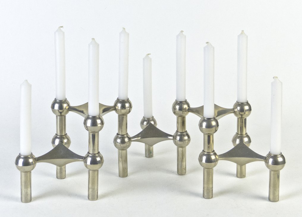 Nagel Konzept, BMF - Werner Stoff - Κηροπήγιο S 22 (5) - Μέταλλο - Μονάδα πολλαπλών χρήσεων κηροπήγιο #1.0