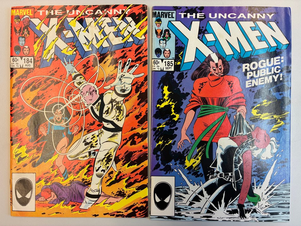 Uncanny X-Men 178-187 - 12 Comic - Første utgave - 1984/1993 #4.3